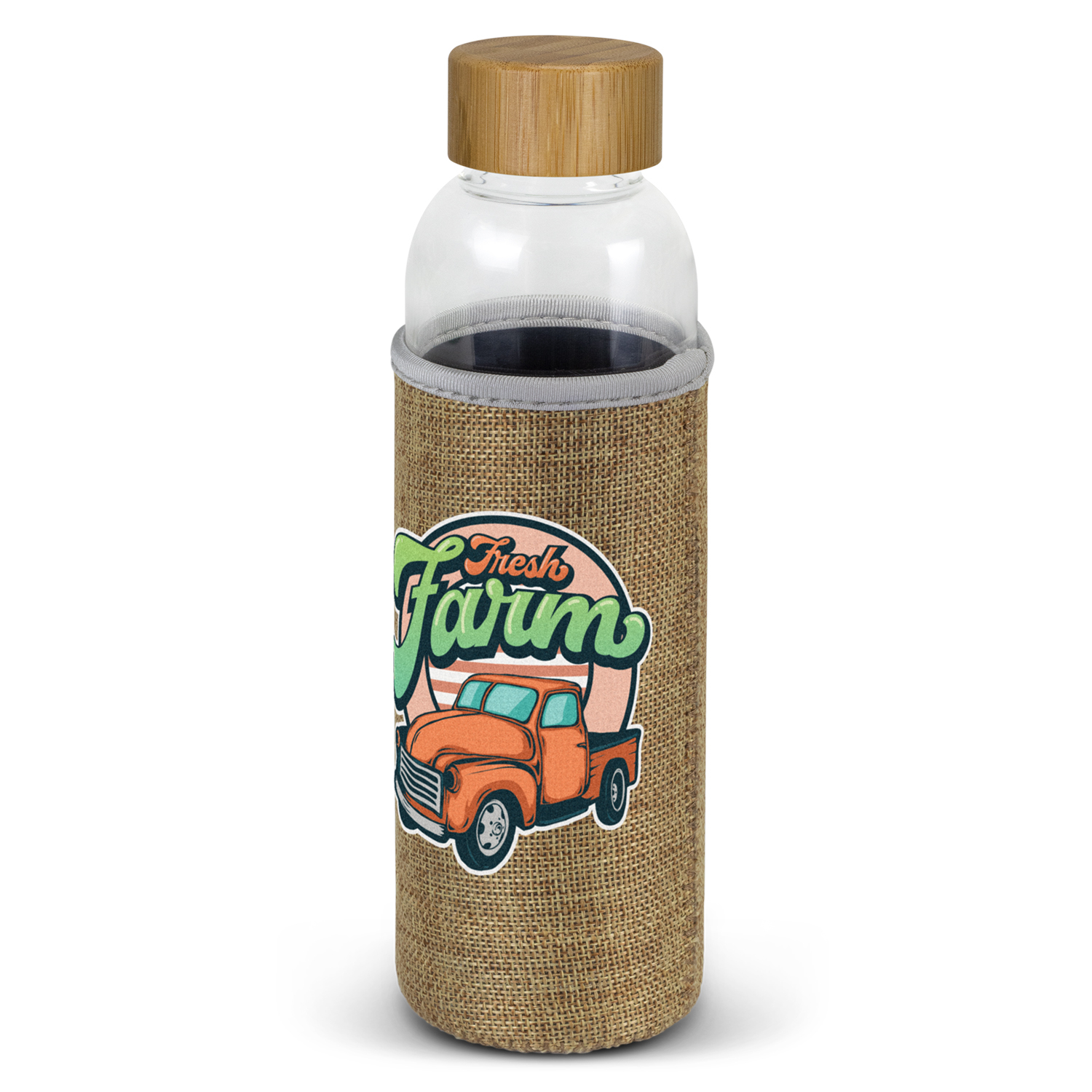 Eden Glass Bottle - Natural Sleeve - Image 2