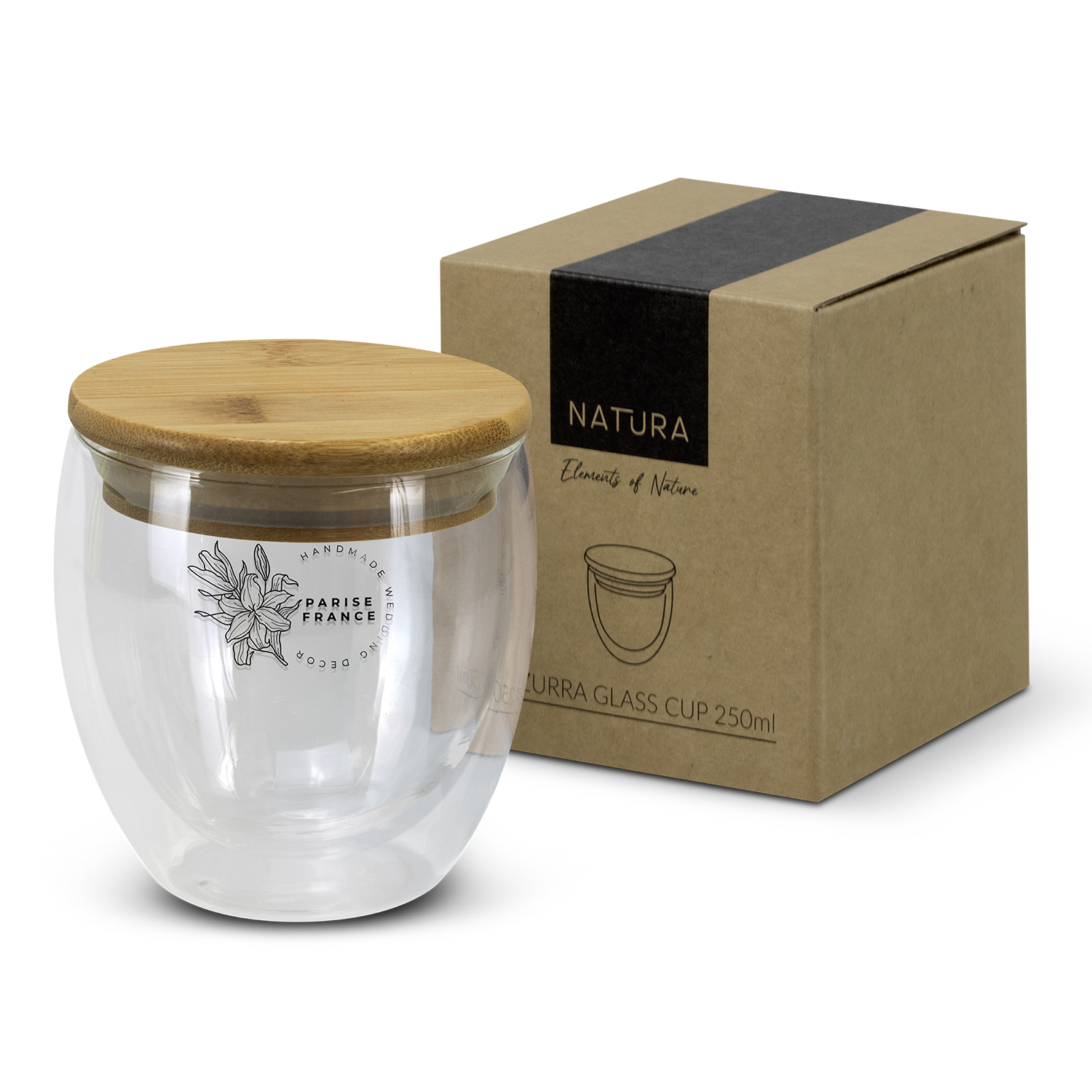 NATURA Azzurra Glass Cup - 250ml - Image 2