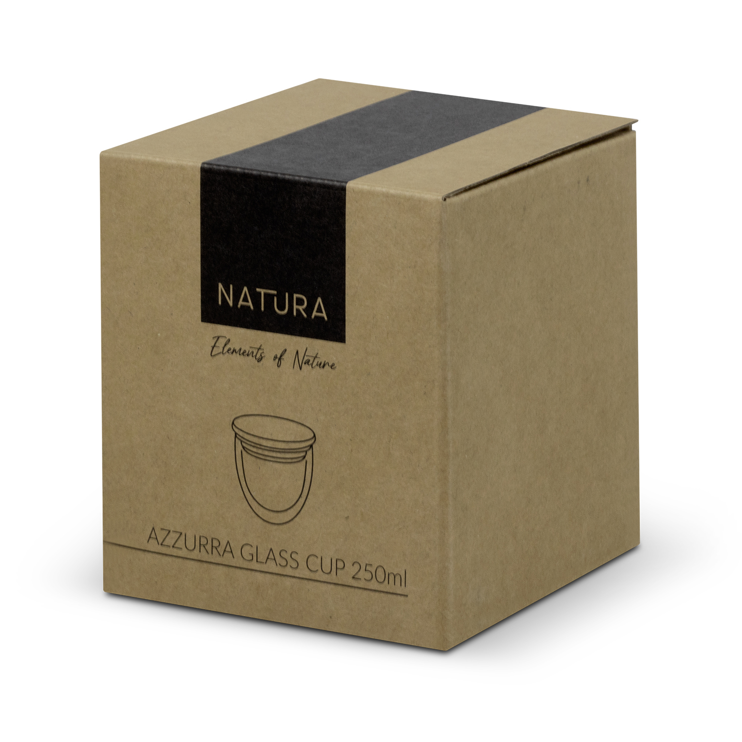NATURA Azzurra Glass Cup - 250ml - Image 6