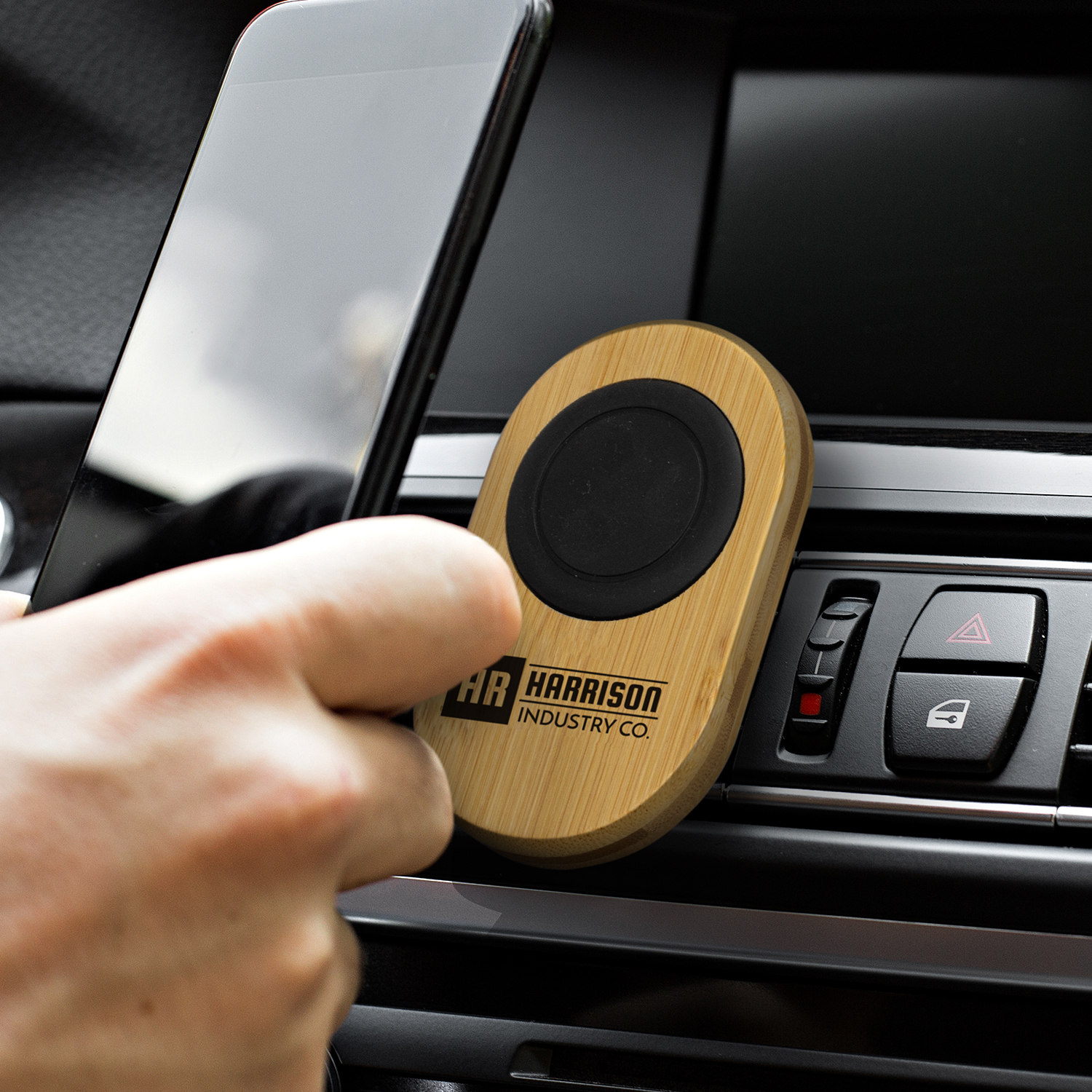 Bamboo Car Phone Holder - Image 5