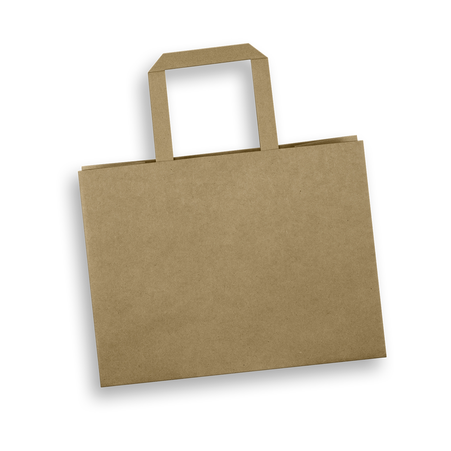 Medium Flat Handle Paper Bag Landscape - Image 3