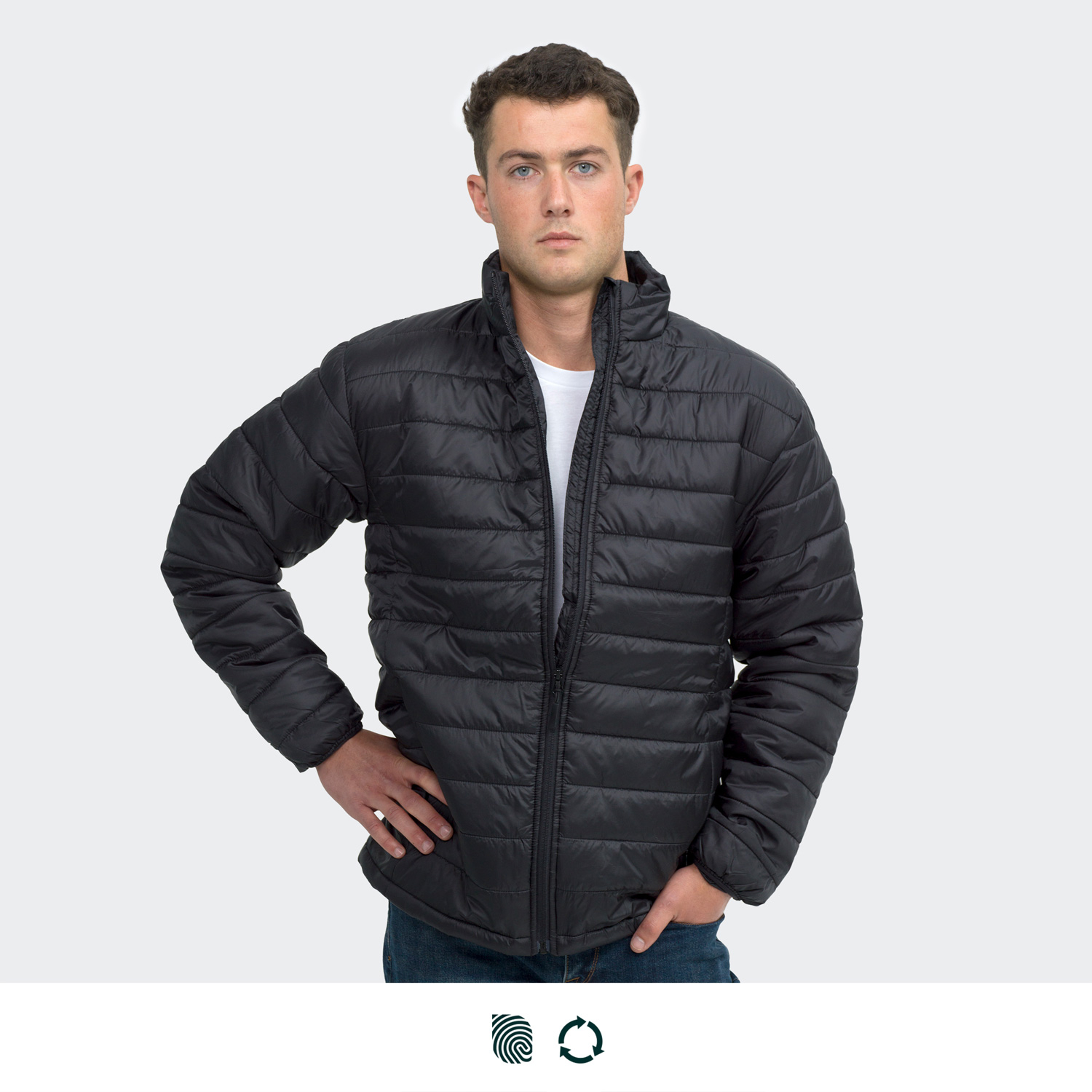 TRENDSWEAR Frazer Mens Puffer Jacket - Image 2