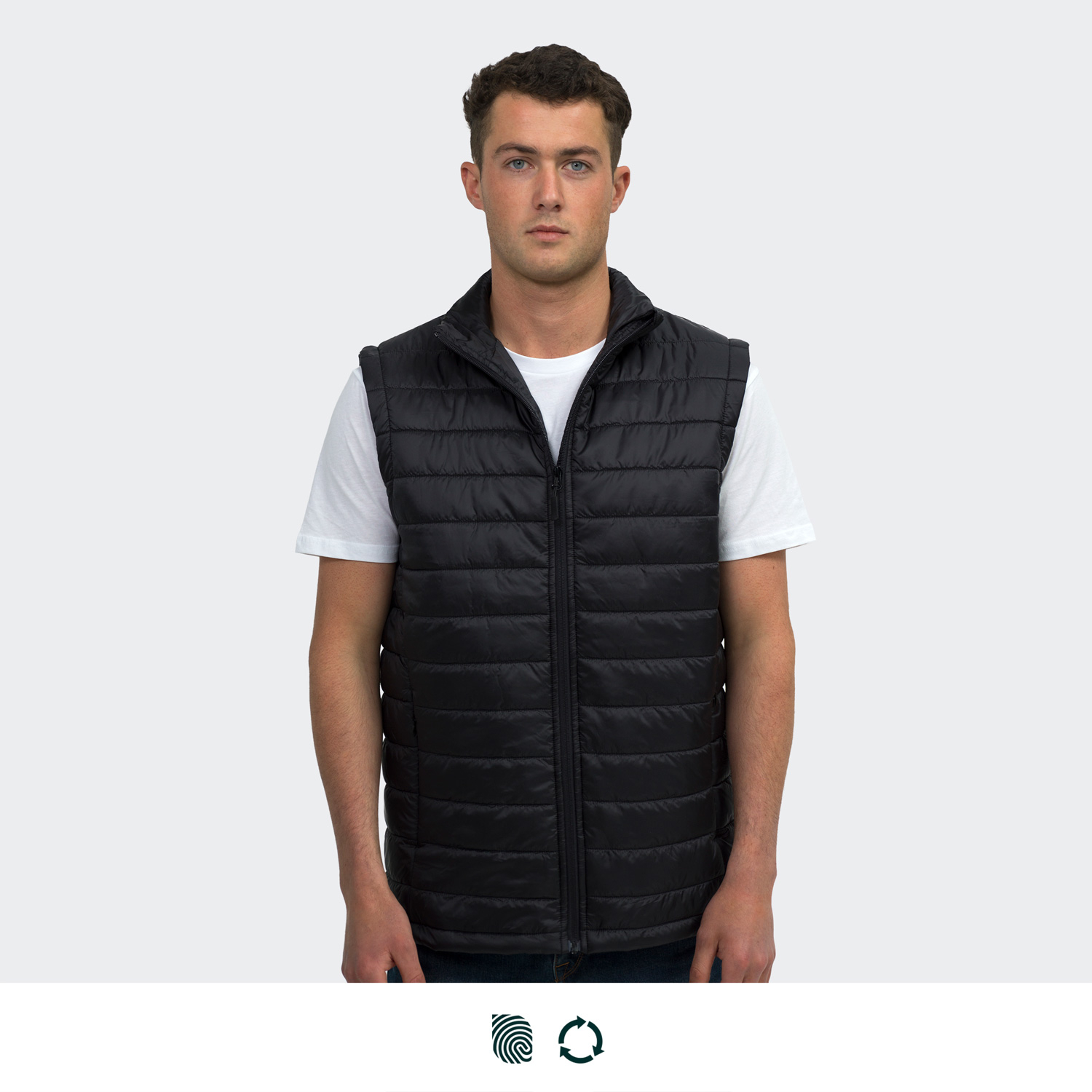 TRENDSWEAR Frazer Mens Puffer Vest - Image 2