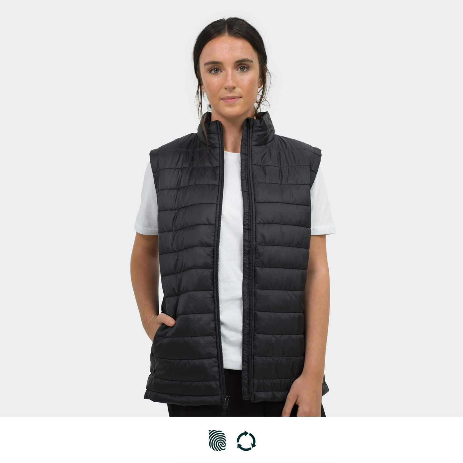 TRENDSWEAR Frazer Womens Puffer Vest - Image 2