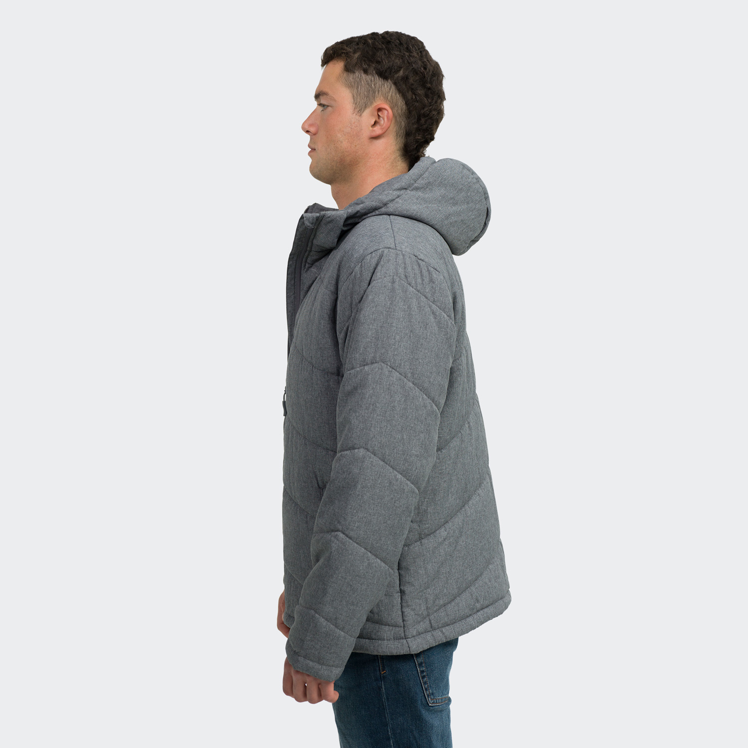 TRENDSWEAR Newport Mens Puffer Jacket - Image 4