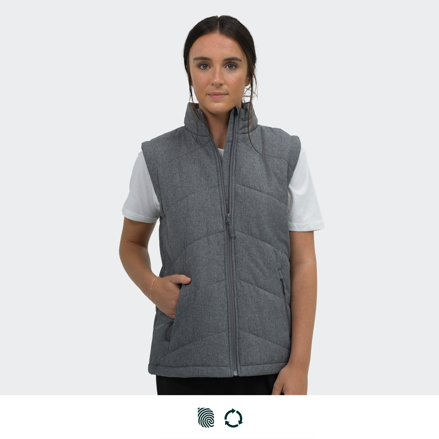 TRENDSWEAR Newport Womens Puffer Vest - Image 2