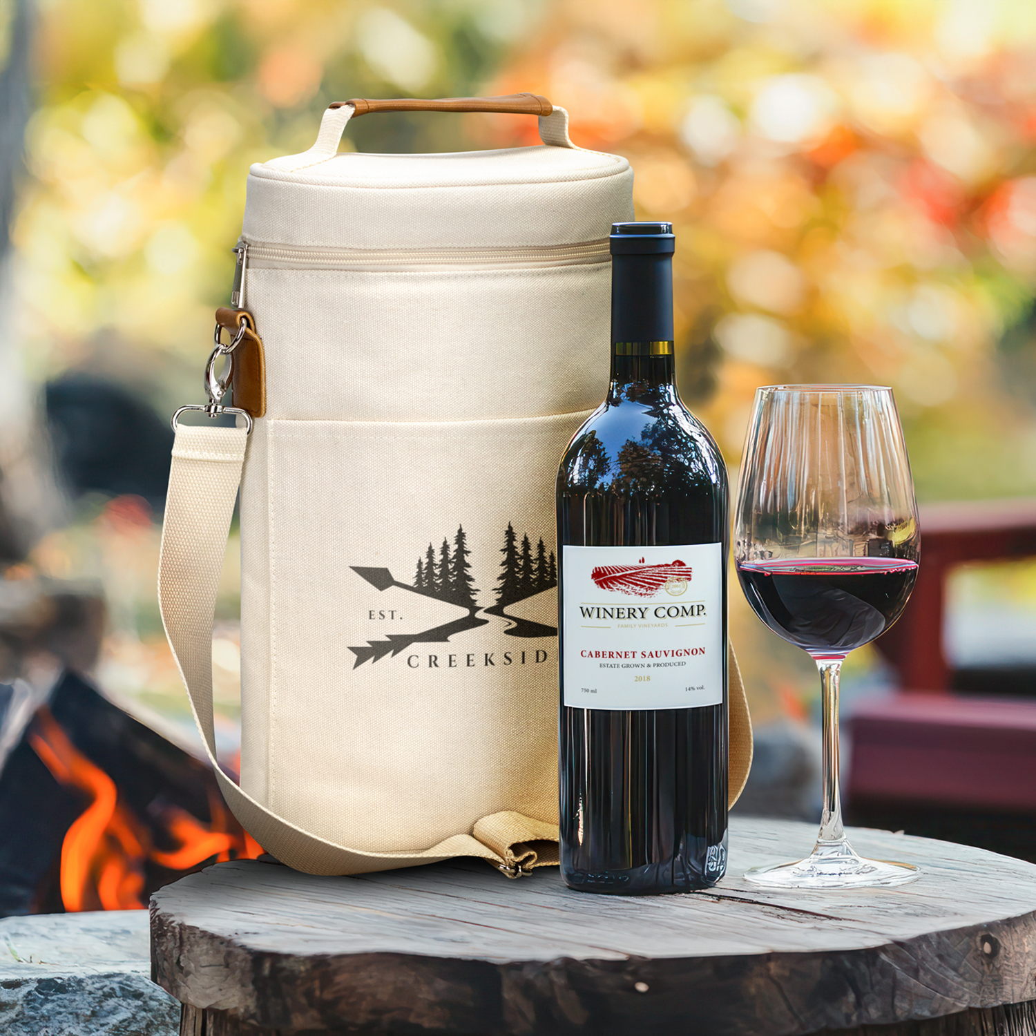 Colton Double Wine Cooler Bag - Image 6