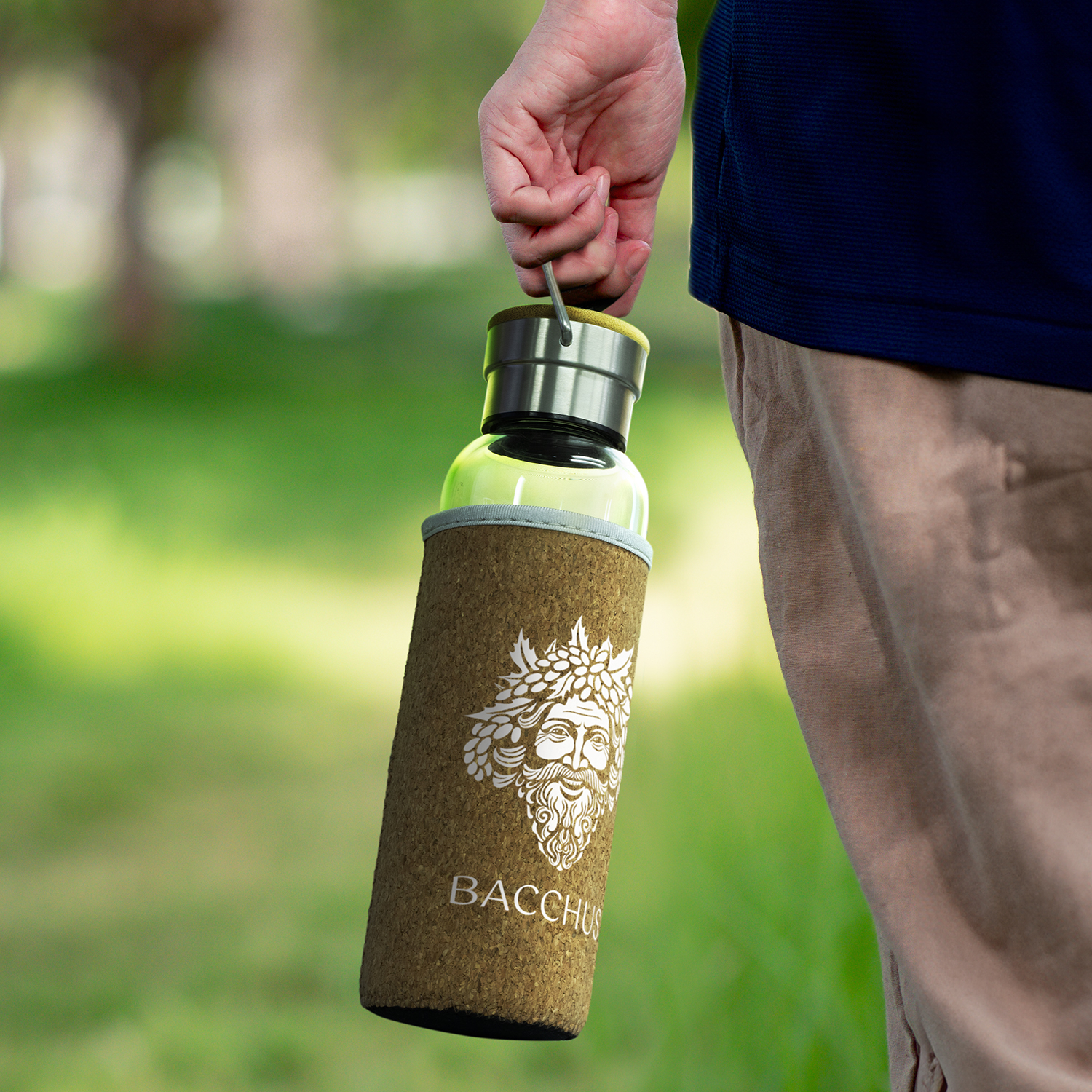 Nomad Glass Bottle - Cork Sleeve - Image 7