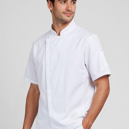 Mens Alfresco Short Sleeve Chef Jacket