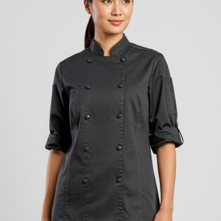 Womens Gusto Long Sleeve Chef Jacket