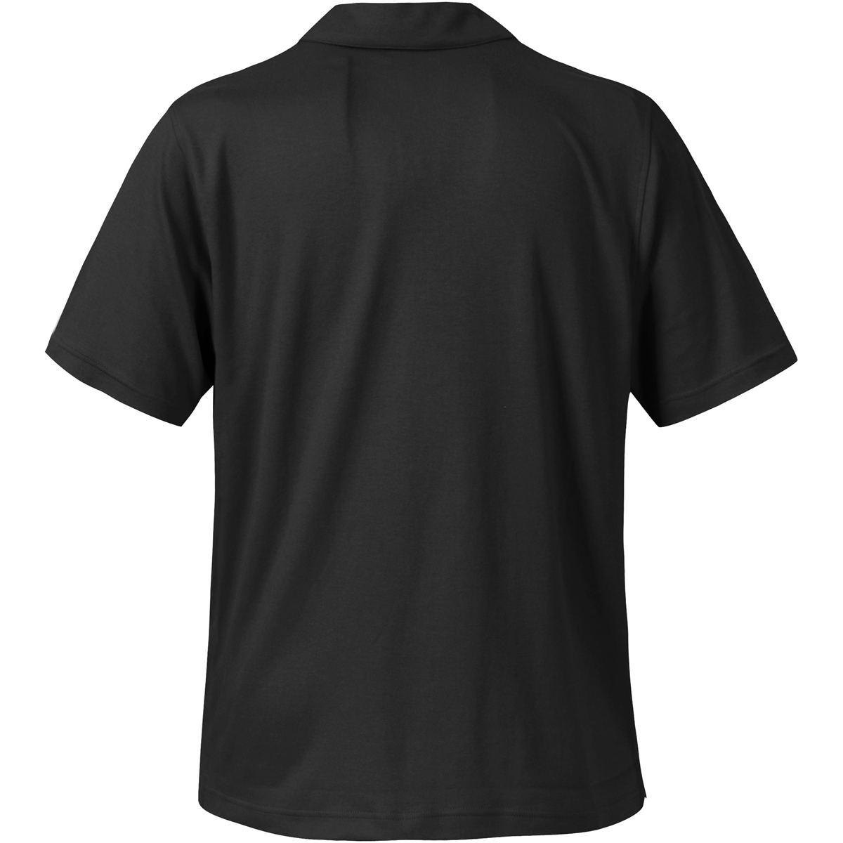 MENS LIQUID SHORT SLEEVE POLO (black) - Image 2