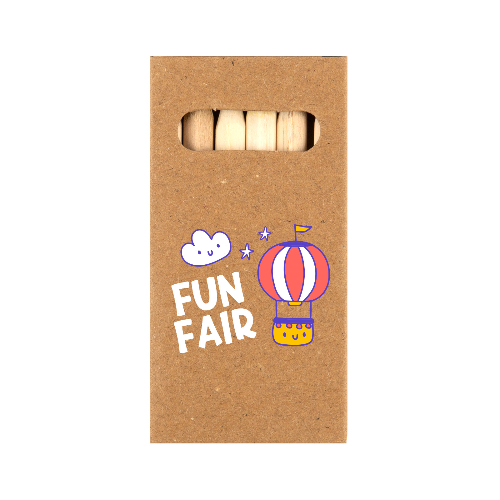 Colouring Short Handle Cotton Bag & Pencils - Image 7