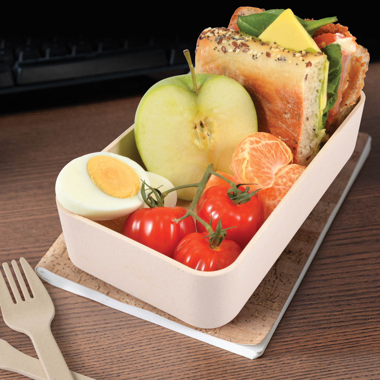 Stax Eco Lunch Box with Phone Holder Lid - Image 17