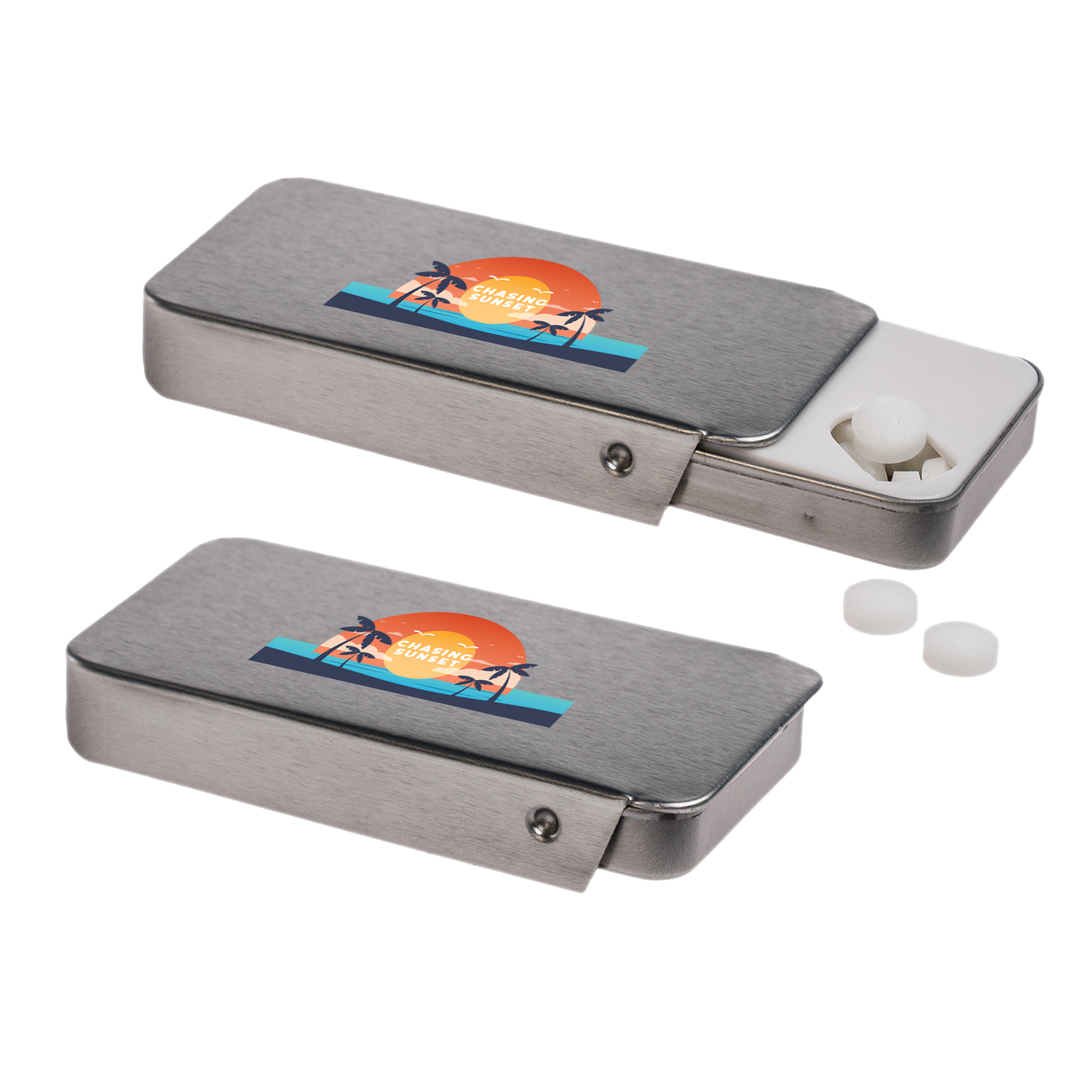 Sugar Free Breath Mints in Slider Tin - Image 3