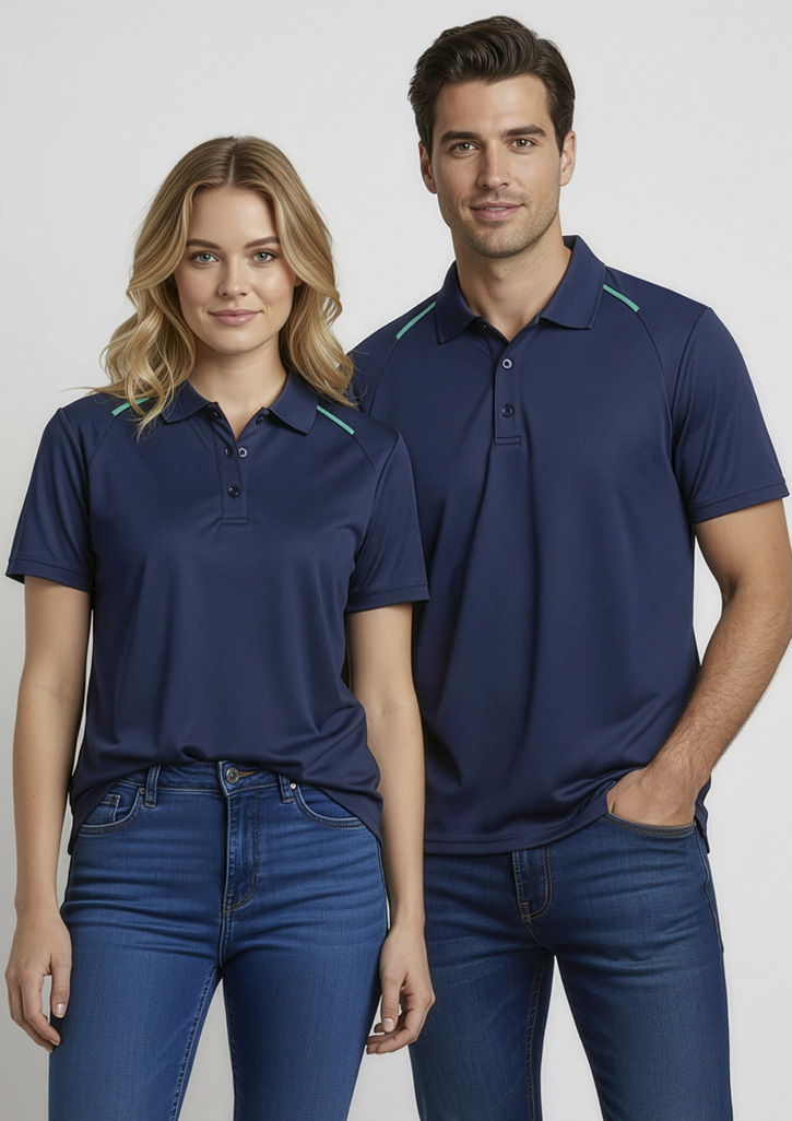 Mens Academy Short Sleeve Polo - Image 2