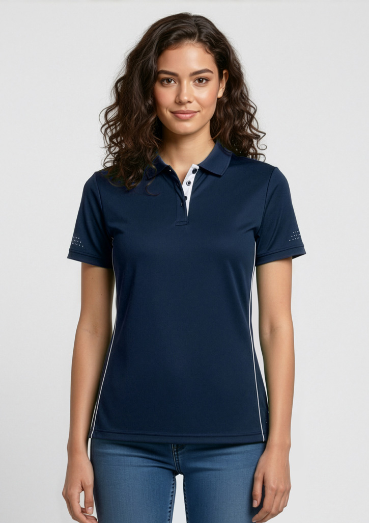 Womens Balance Short Sleeve Polo
