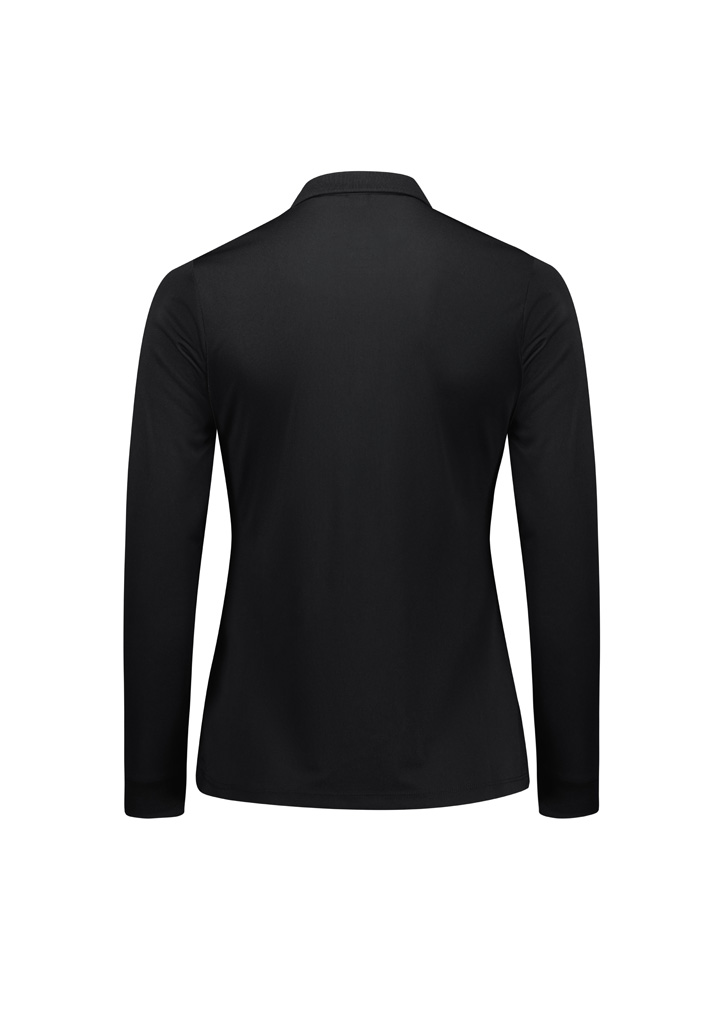 Womens Action Long Sleeve Polo - Image 3