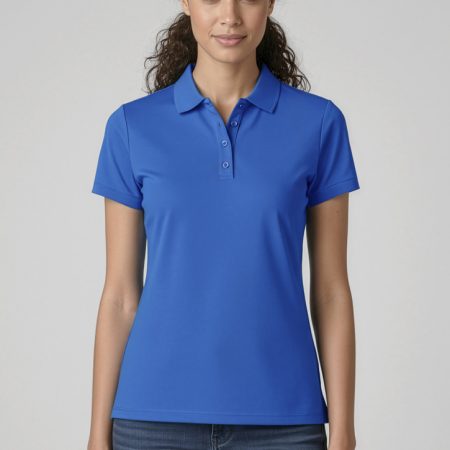 Womens Action Short Sleeve Polo