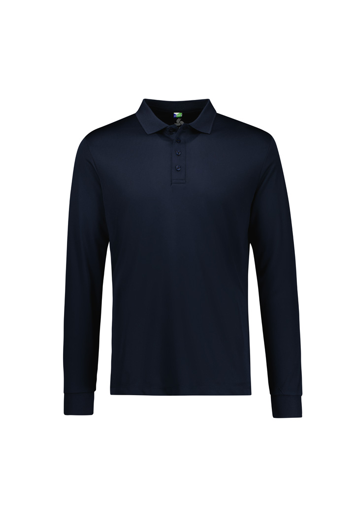 Mens Action Long Sleeve Polo - Image 5