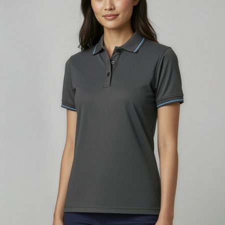 Womens Jet Short Sleeve Polo