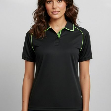 Womens Fusion Short Sleeve Polo