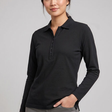 Crew Womens Long Sleeve Polo