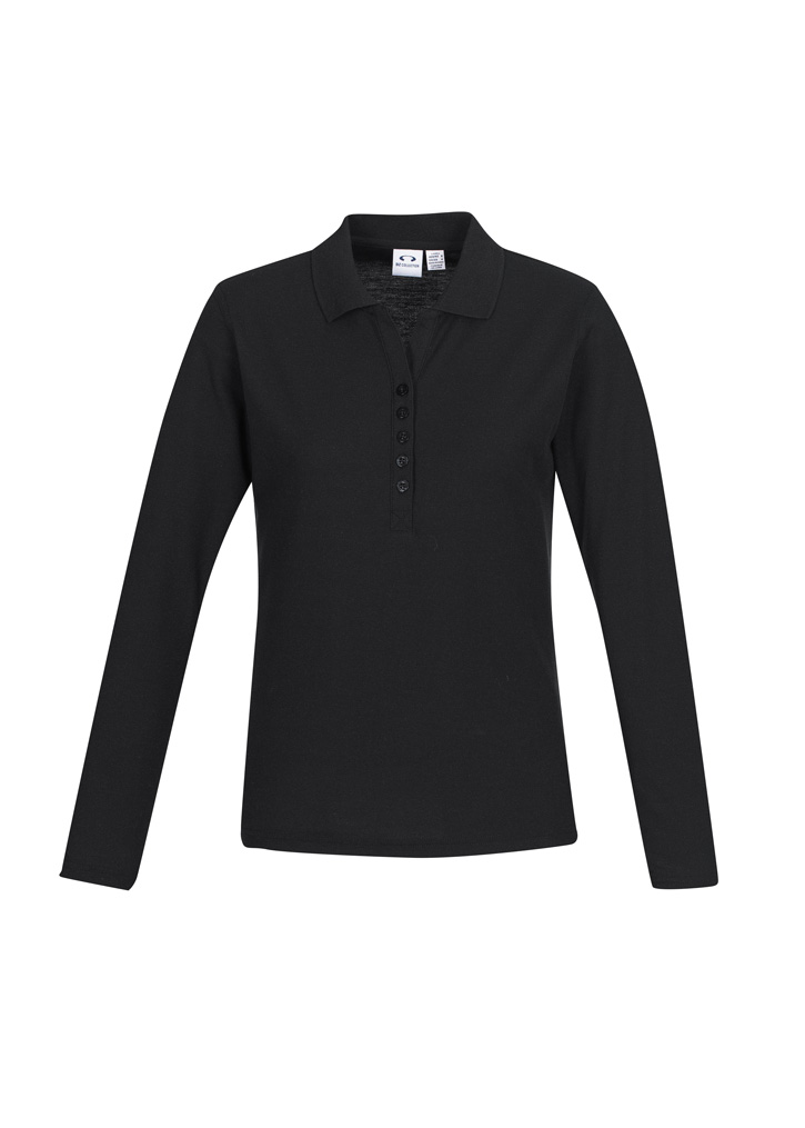 Crew Womens Long Sleeve Polo - Image 7