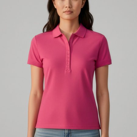 Womens Crew Short Sleeve Polo