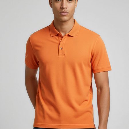Mens Crew Short Sleeve Polo