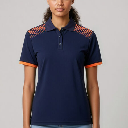 Galaxy Womens Short Sleeve Polo