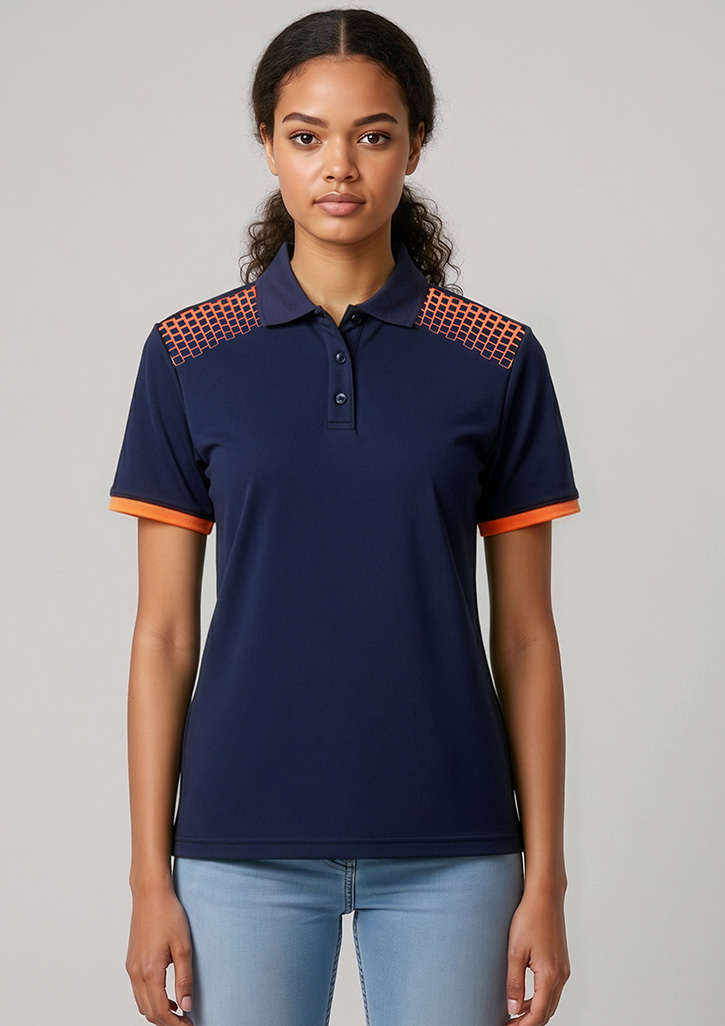 Galaxy Womens Short Sleeve Polo