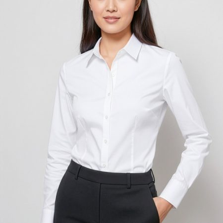 Womens Luxe Long Sleeve Shirt