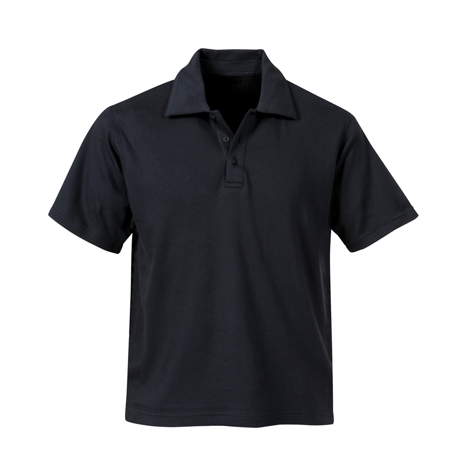 MENS LIQUID SHORT SLEEVE POLO (black)