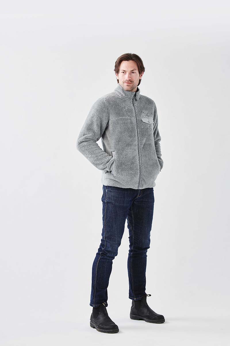 MENS BERGEN SHERPA FLEECE JACKET - Image 7