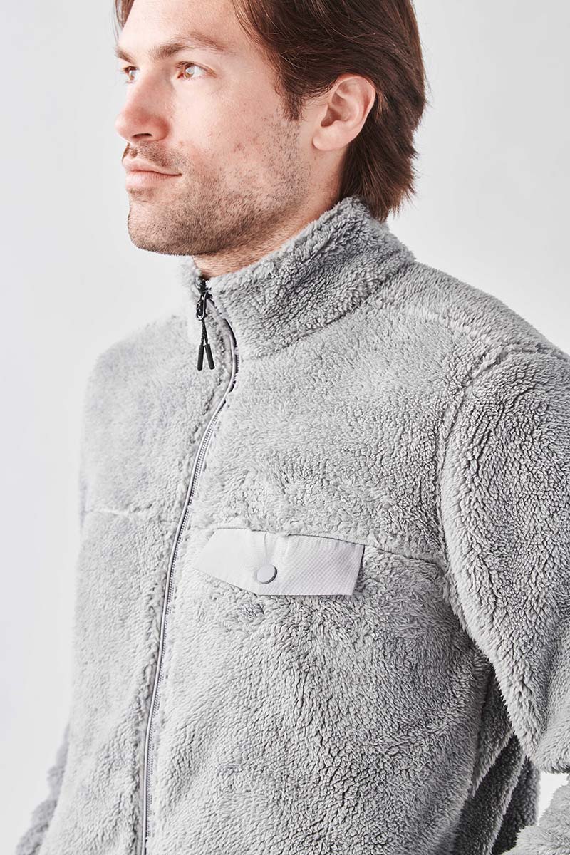 MENS BERGEN SHERPA FLEECE JACKET - Image 4