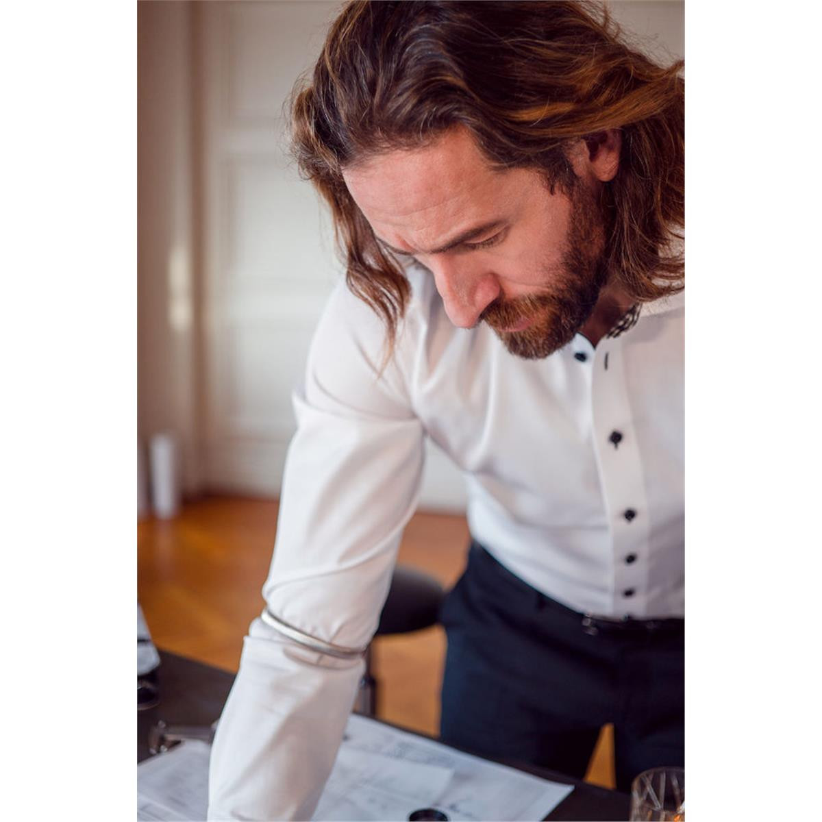 RED BOW 20 MENS DRESS SHIRT - Image 5