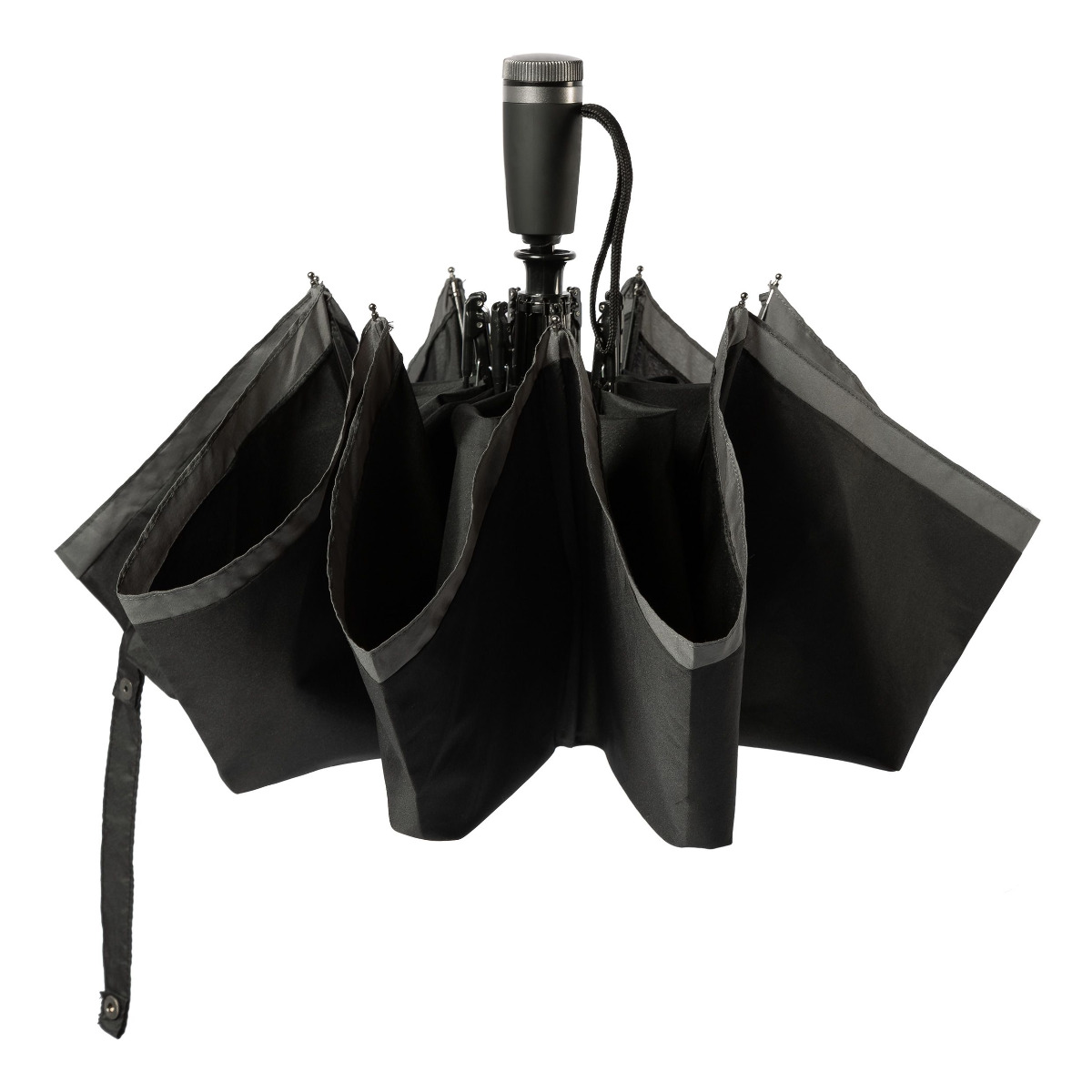 HUGO BOSS GEAR POCKET UMBRELLA - BLACK - Image 3