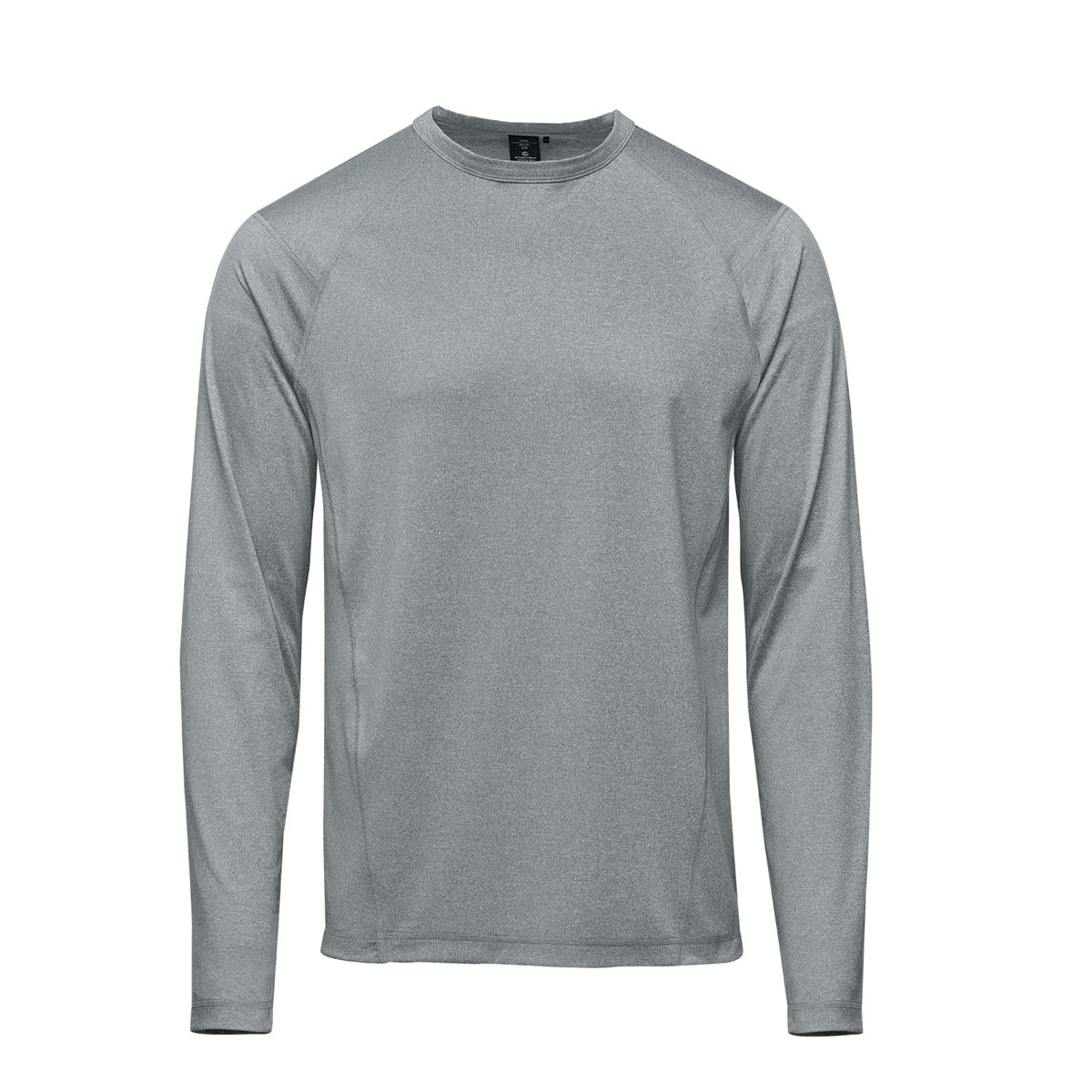 MENS VOLANTE L/S TEE ASH HEATHER-2XL