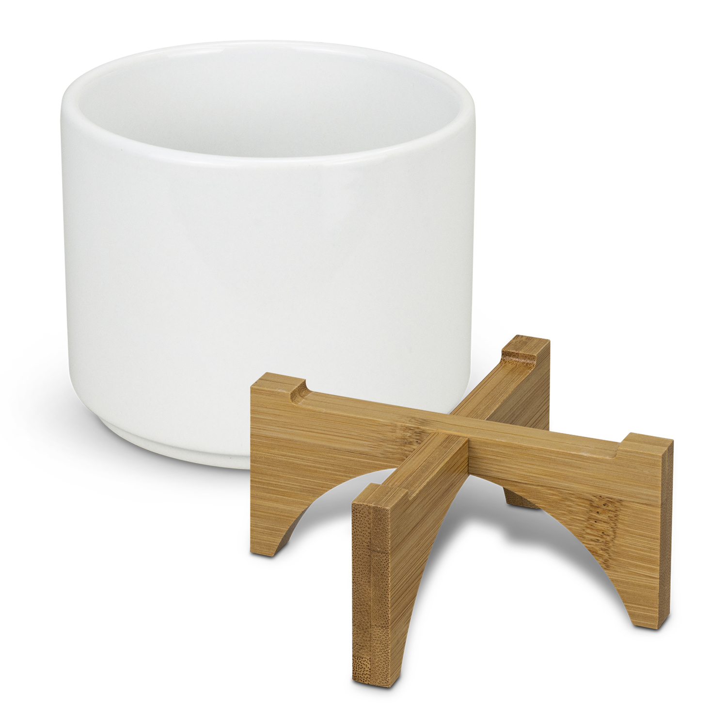Planter with Bamboo Base - Image 3