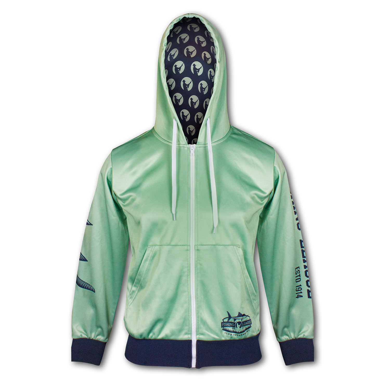 Custom Womens Sports Zipped Hoodie - Image 2