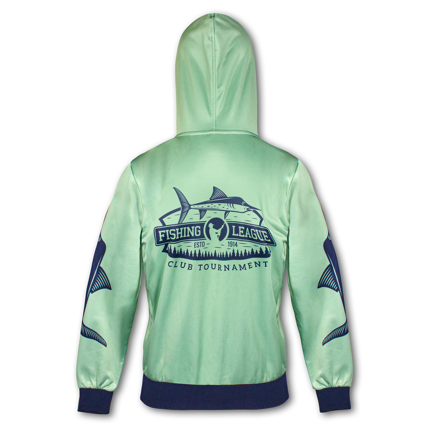 Custom Womens Sports Zipped Hoodie - Image 3