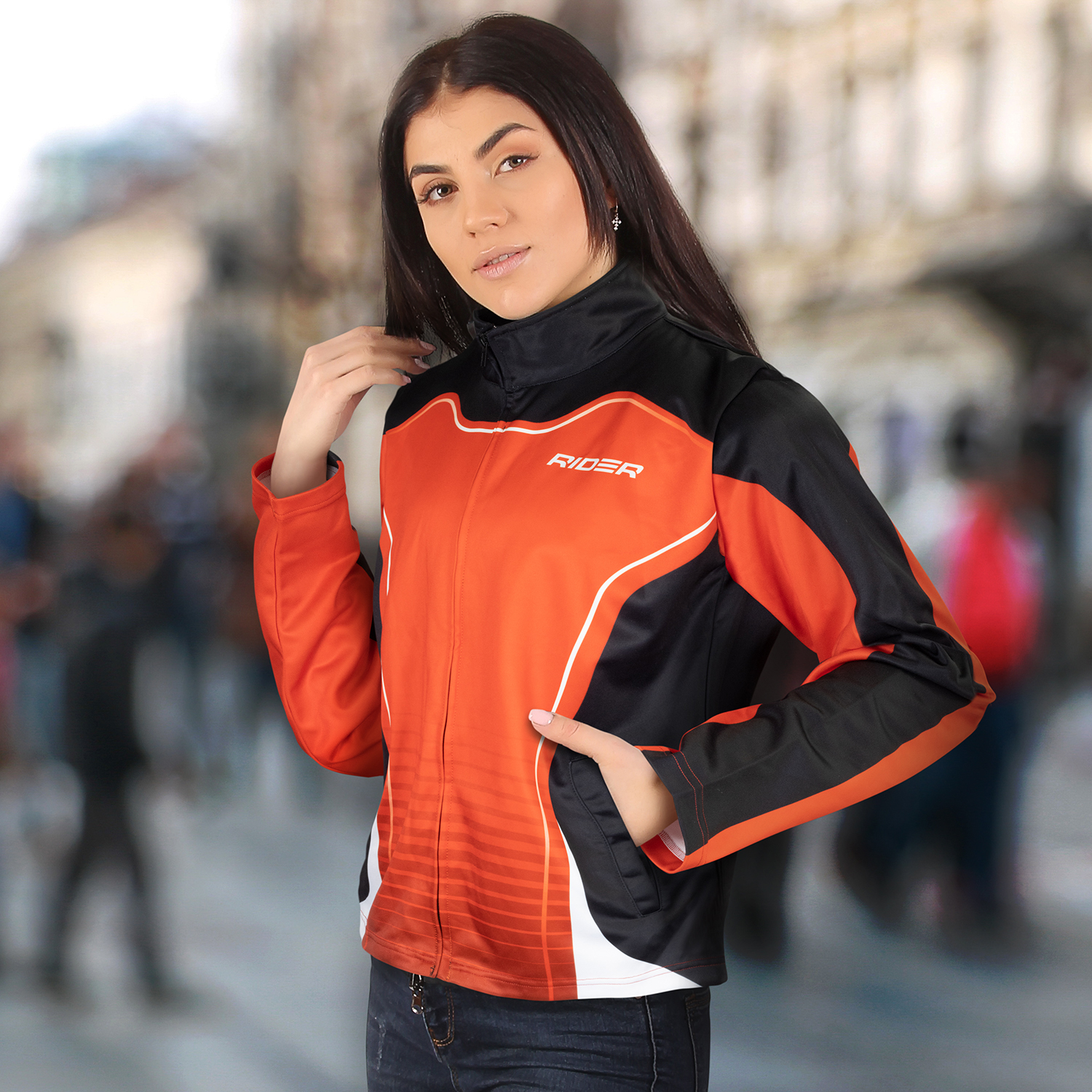 Custom Womens Sports Jacket - Image 4