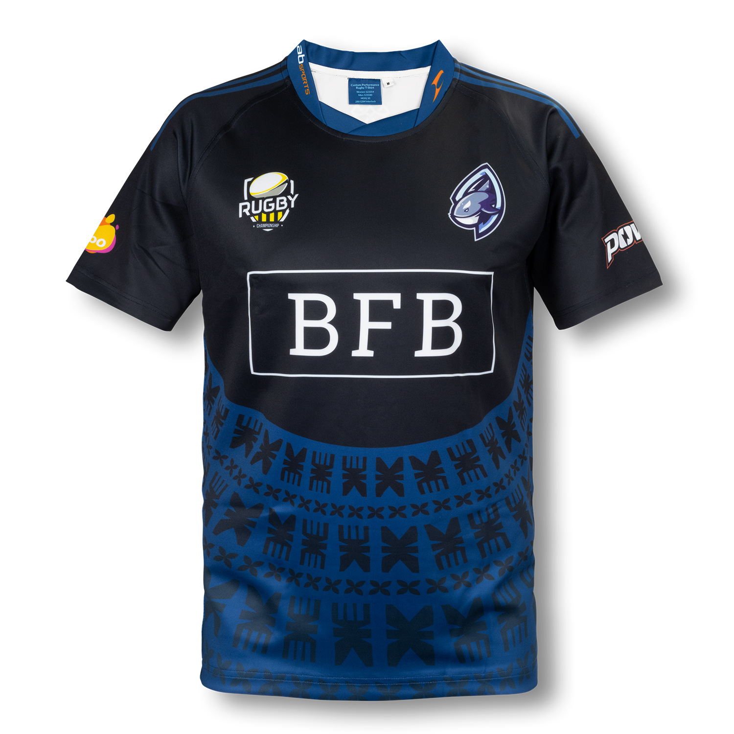 Custom Mens Rugby Performance T-Shirt - Image 2
