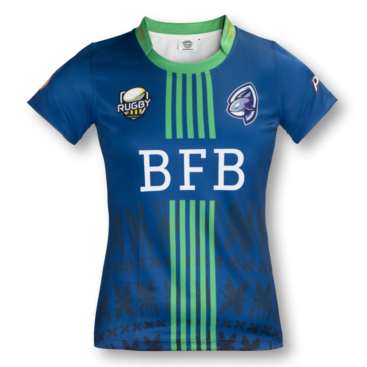 Custom Womens Rugby T-Shirt - Image 2