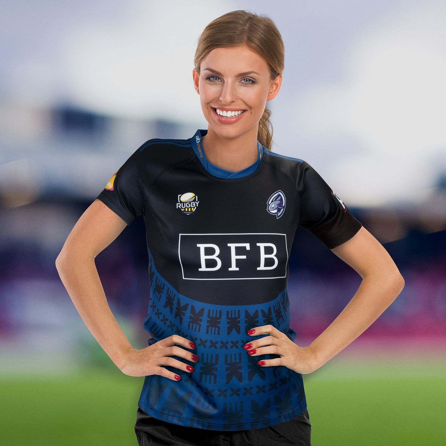 Custom Womens Performance Rugby T-Shirt - Image 4