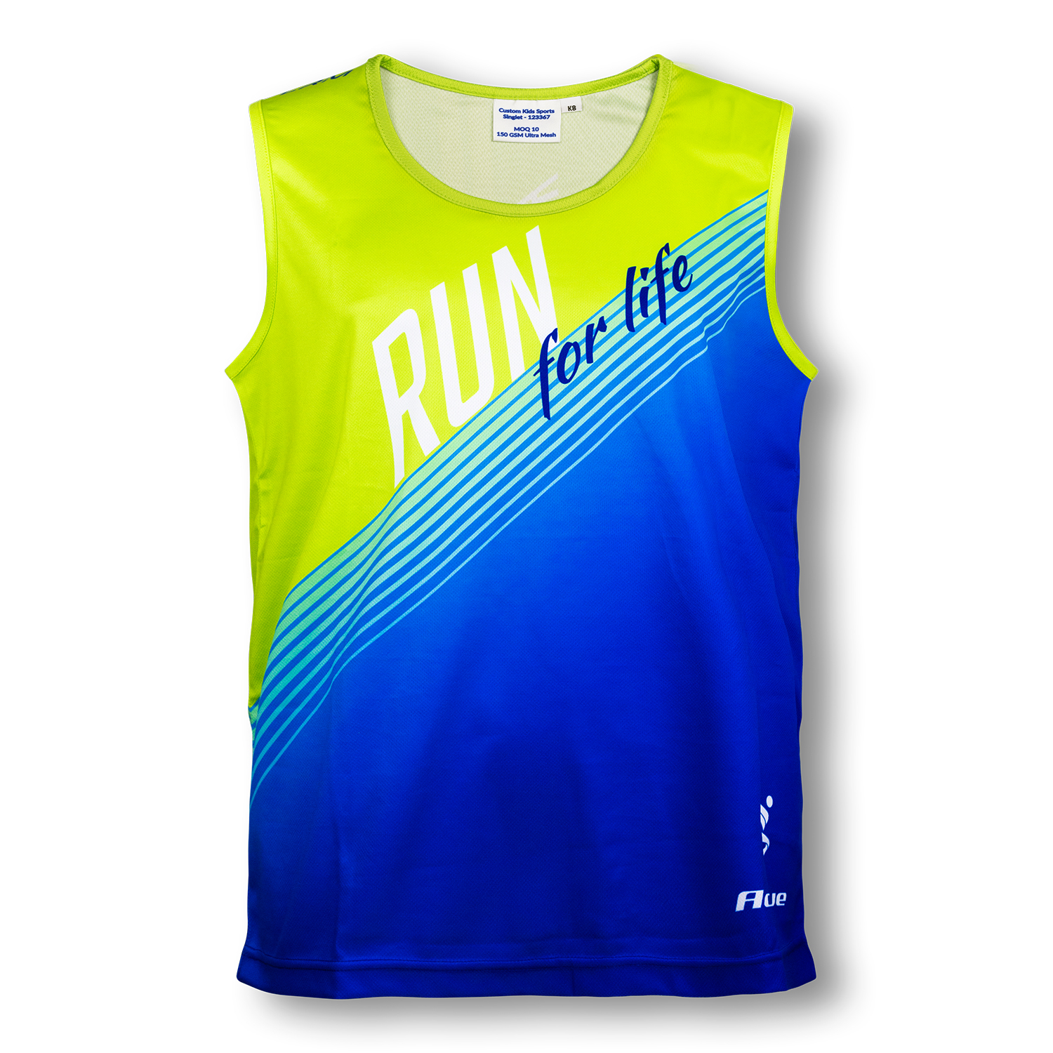 Custom Kids Sports Singlet - Image 2