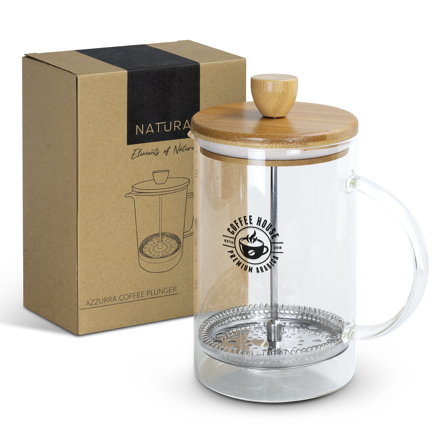 NATURA Azzurra Coffee Plunger - Image 2