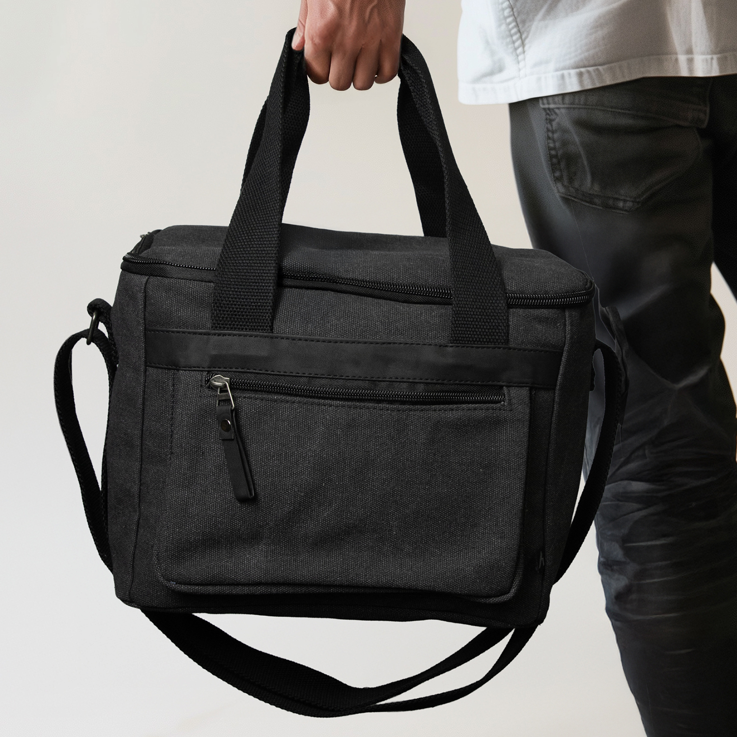 ARCHER Copenhagen Canvas Cooler Bag - Image 8