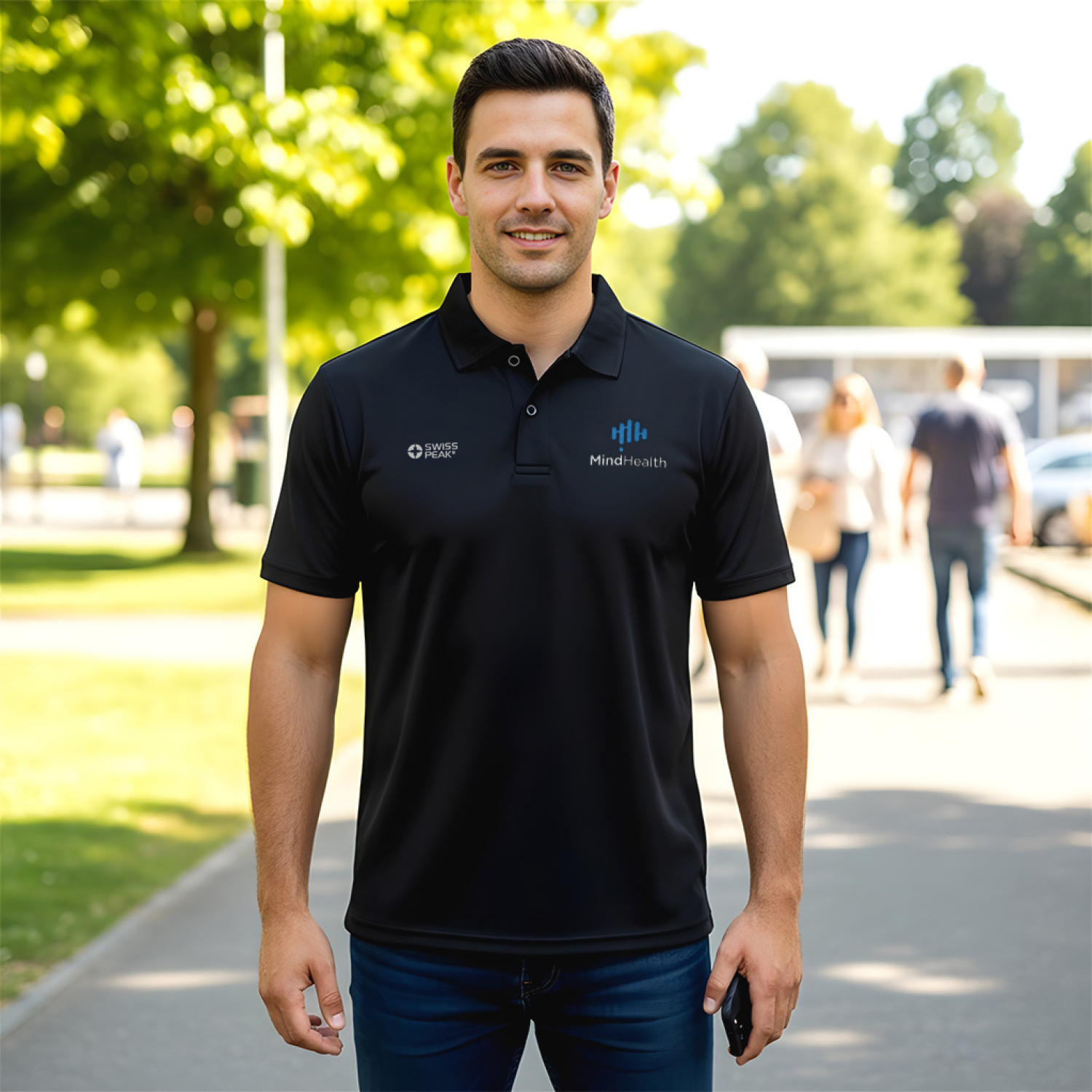 Swiss Peak Urban Unisex Polo - Image 6