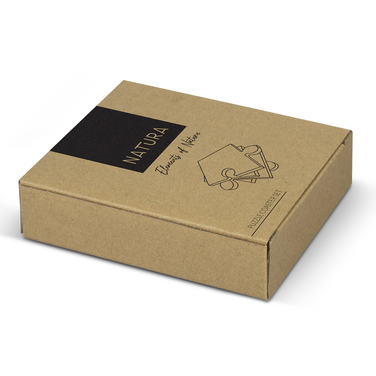 NATURA Puzzle Coaster - Set of 4 - Image 4